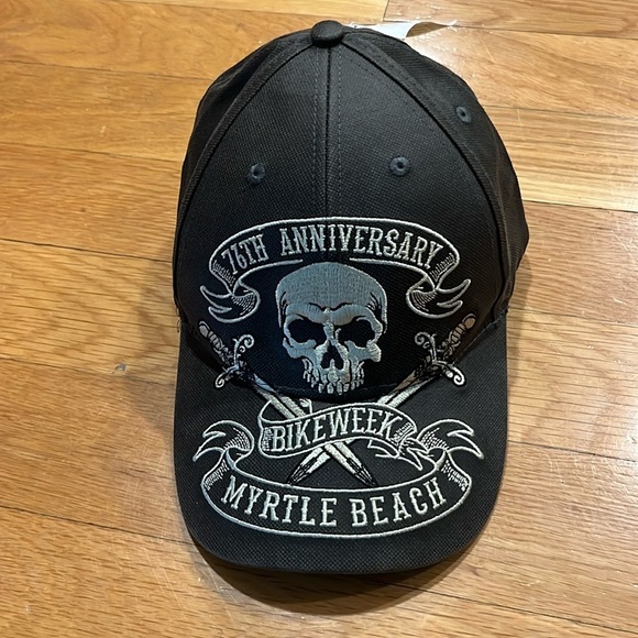 NWT Bike week Myrtle Beach 2015 76 Anniversary hat size 0SFA. - Picture 1 of 6